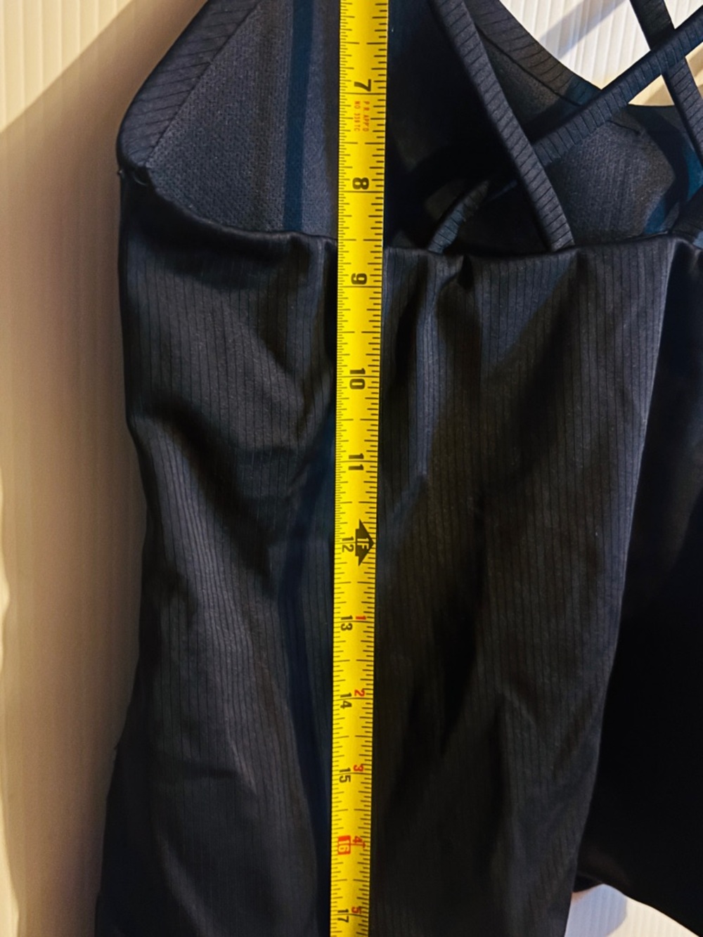 Black Ribbed Double-Strap Camisole - Picture 5 of 5